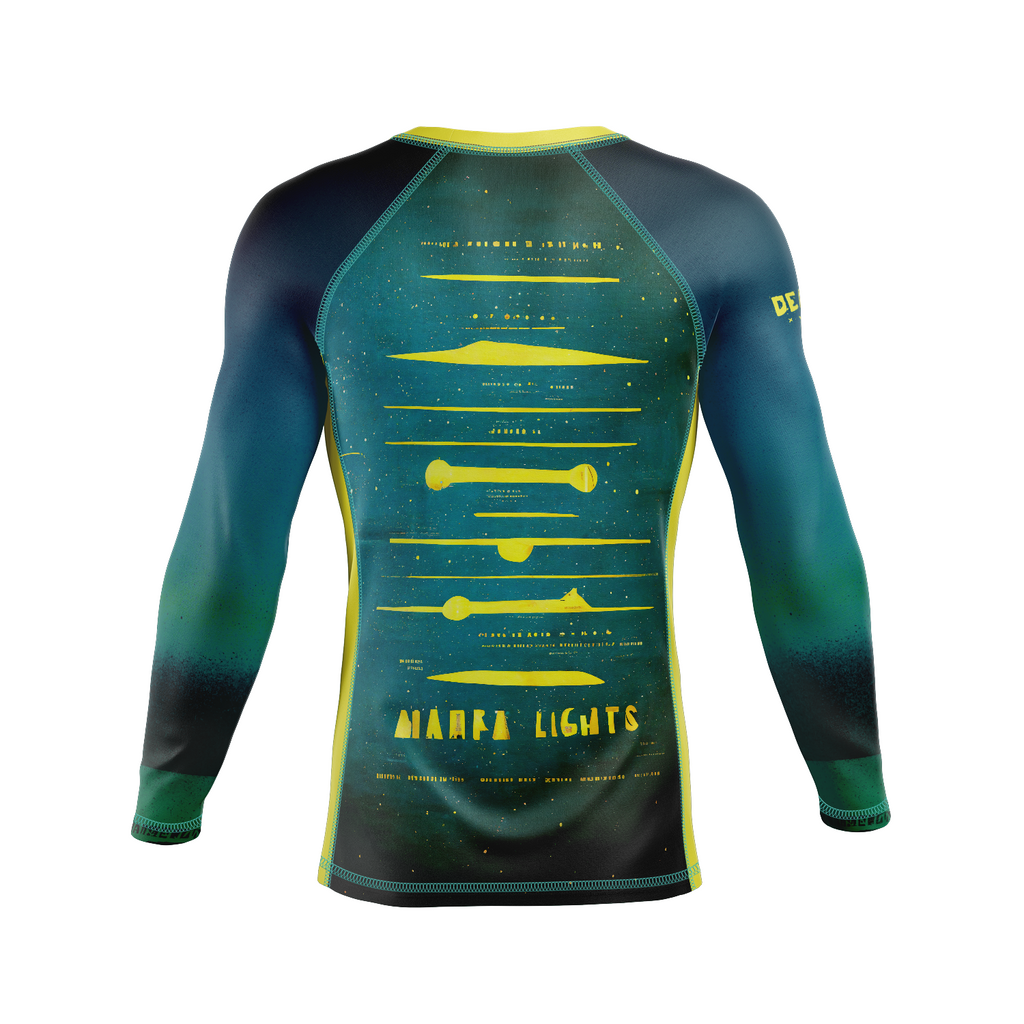 DxW: Marfa Lights men's rash guard