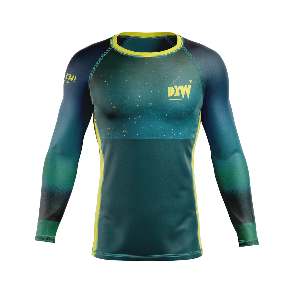 DxW: Marfa Lights men's rash guard