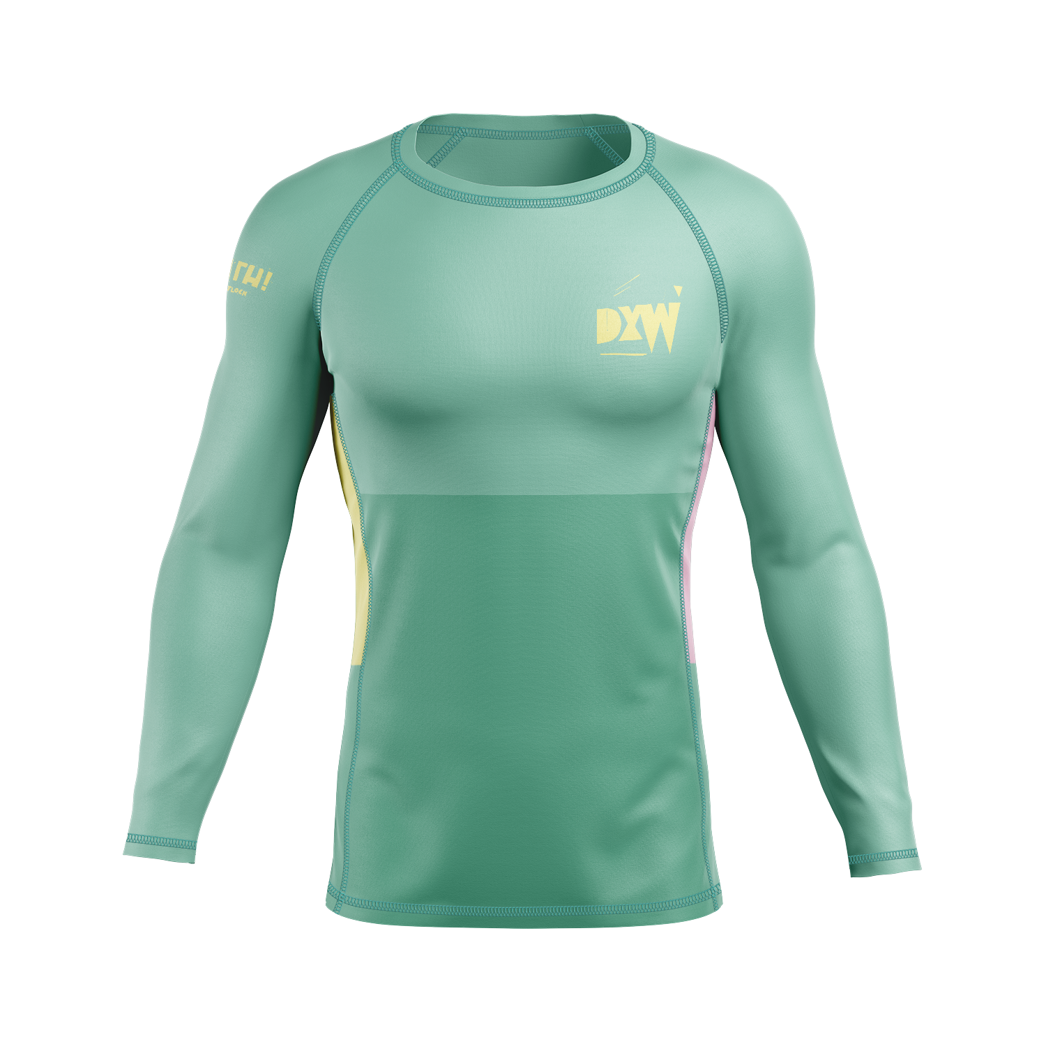 DxW: Pima Block men's rash guard