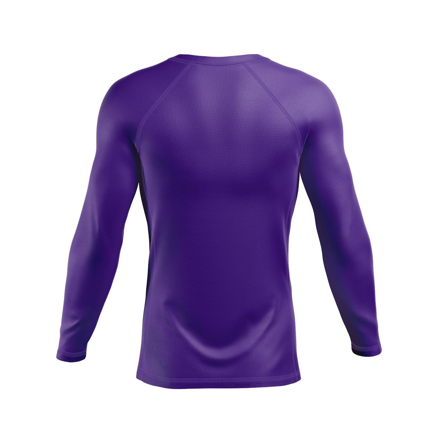 Guts Ranked men's rash guard, athl. gold on purple