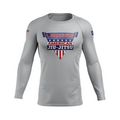 Legends American Jiu Jitsu Men's Rash Guard (Grey)