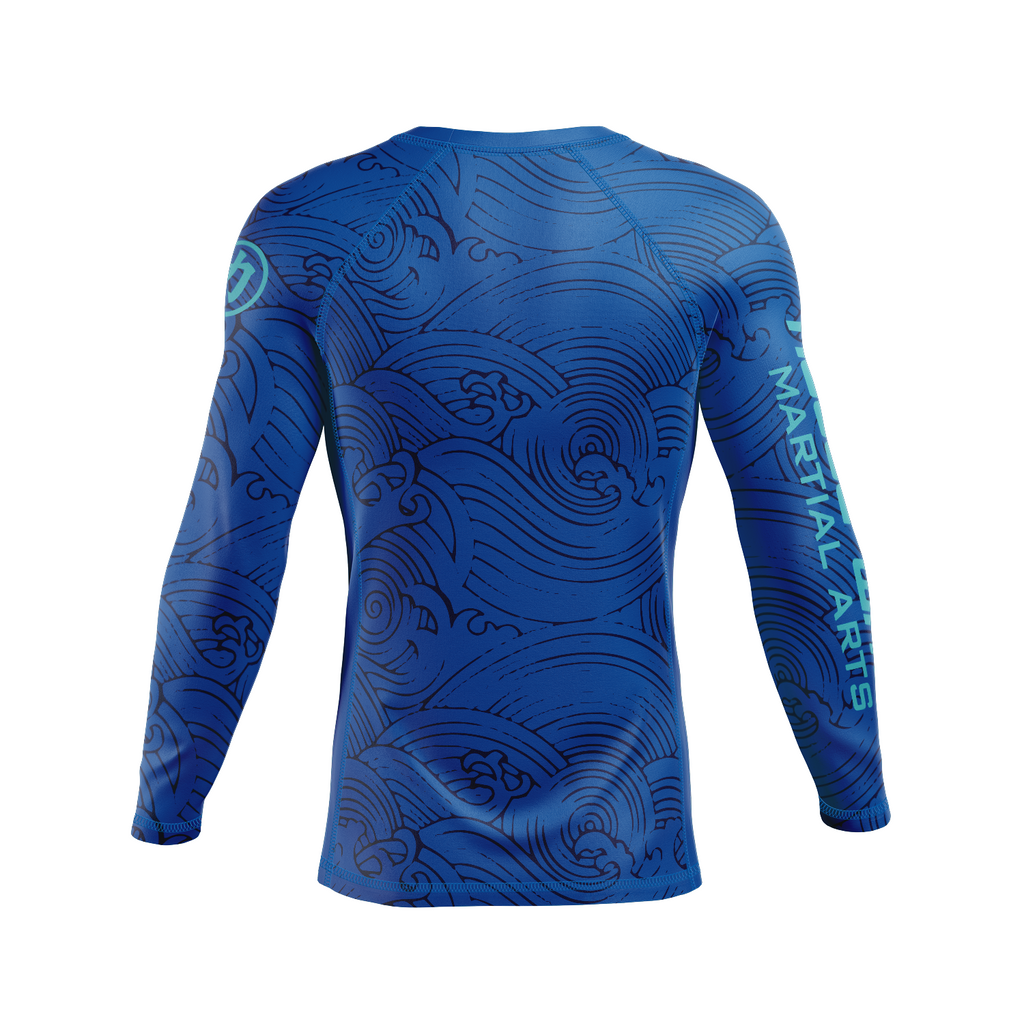 Rogue Wave men's rash guard Wave, blue