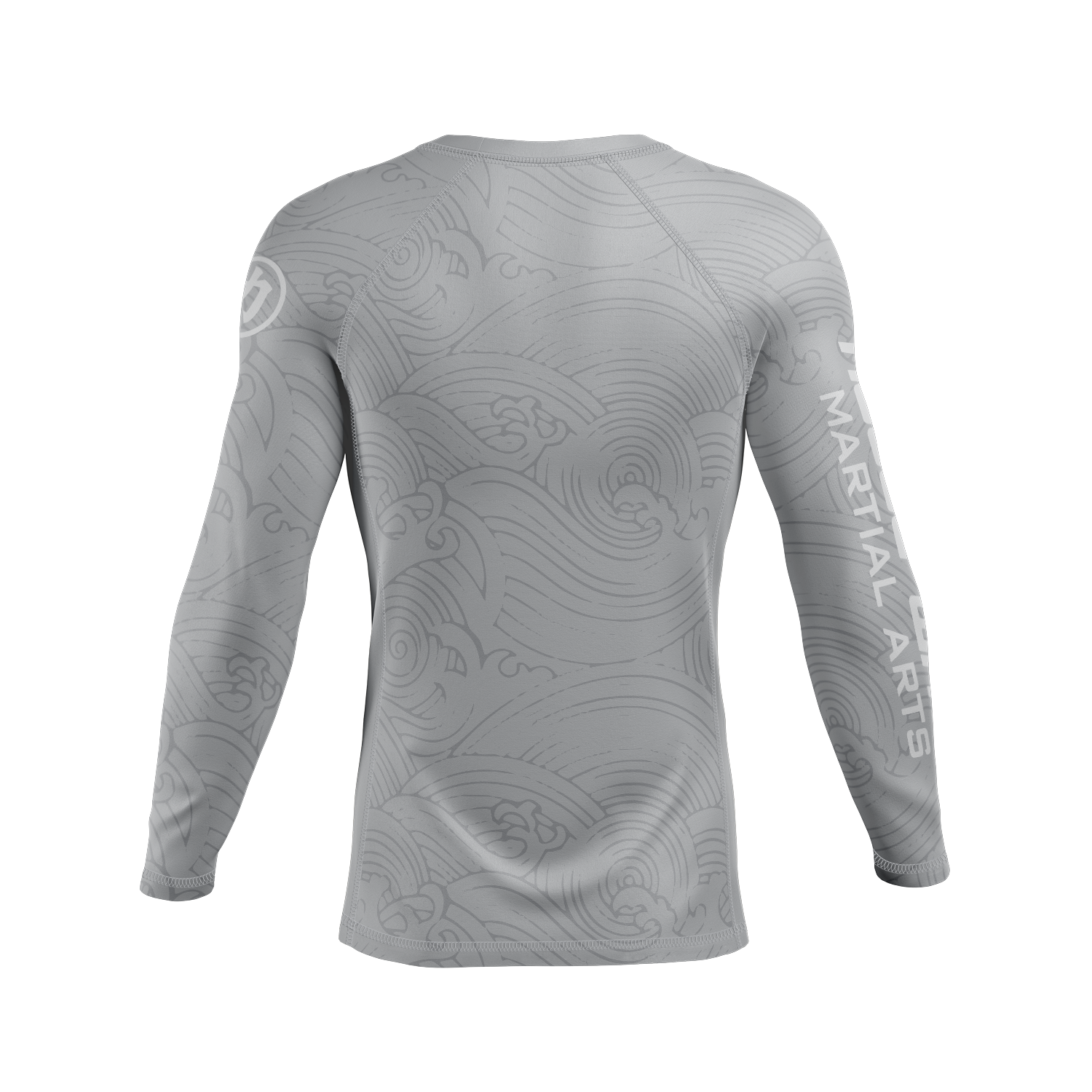 Rogue Wave men's rash guard Wave, grey