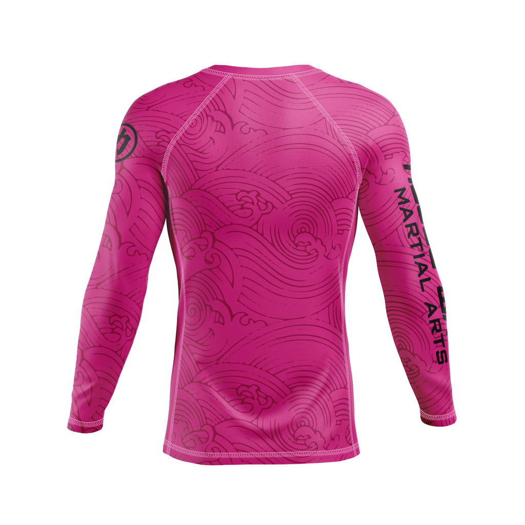 Rogue Wave men's rash guard Wave, pink