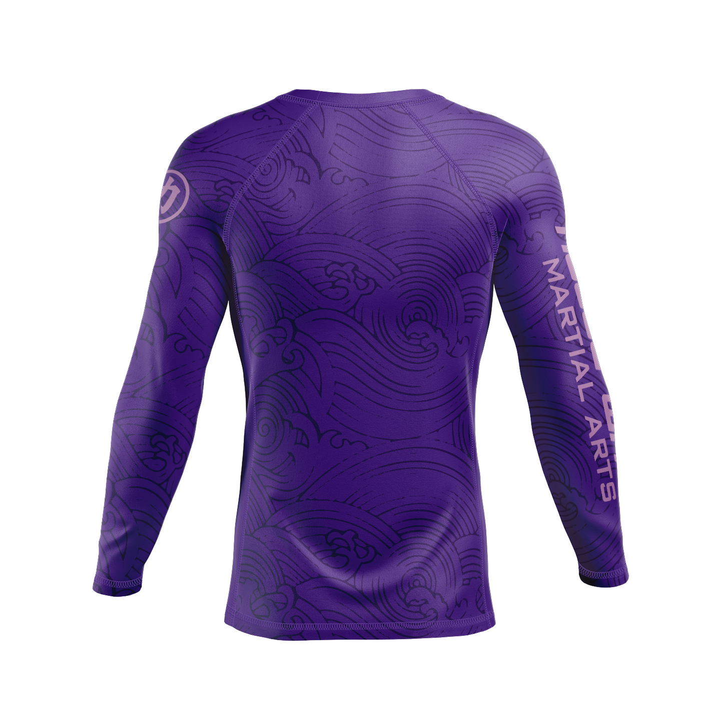 Rogue Wave men's rash guard Wave, purple