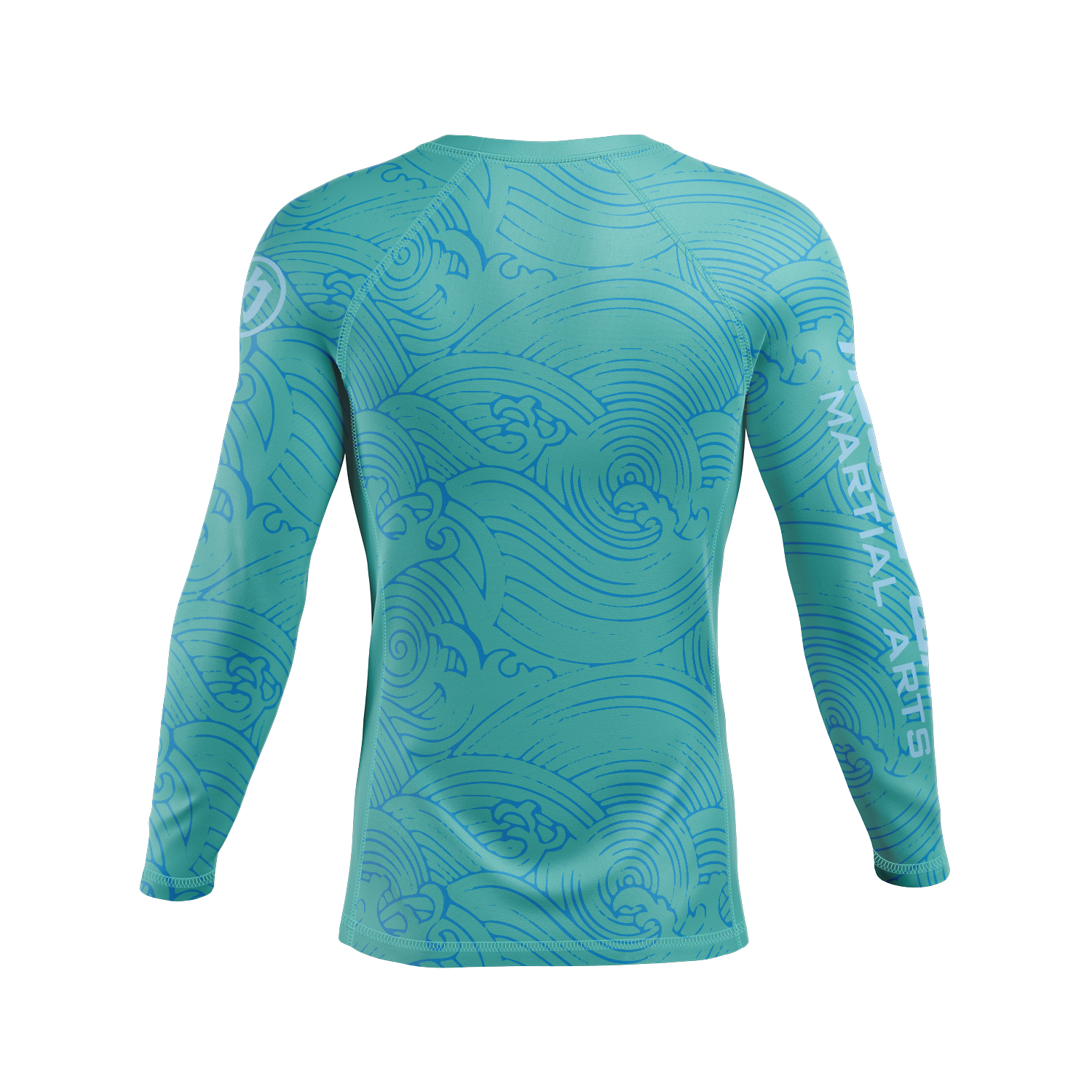 Rogue Wave men's rash guard Wave, turquoise (unranked)