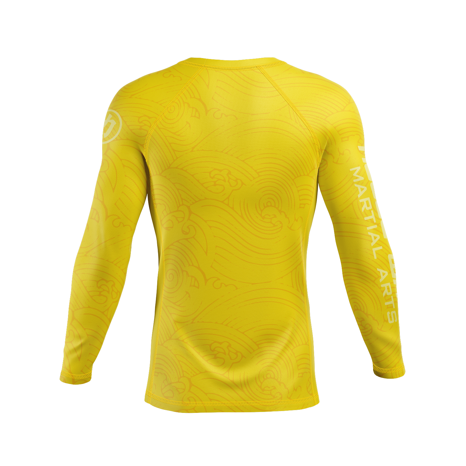 Rogue Wave men's rash guard Wave, yellow