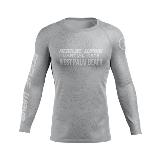 Rogue Wave men's rash guard Wave, grey