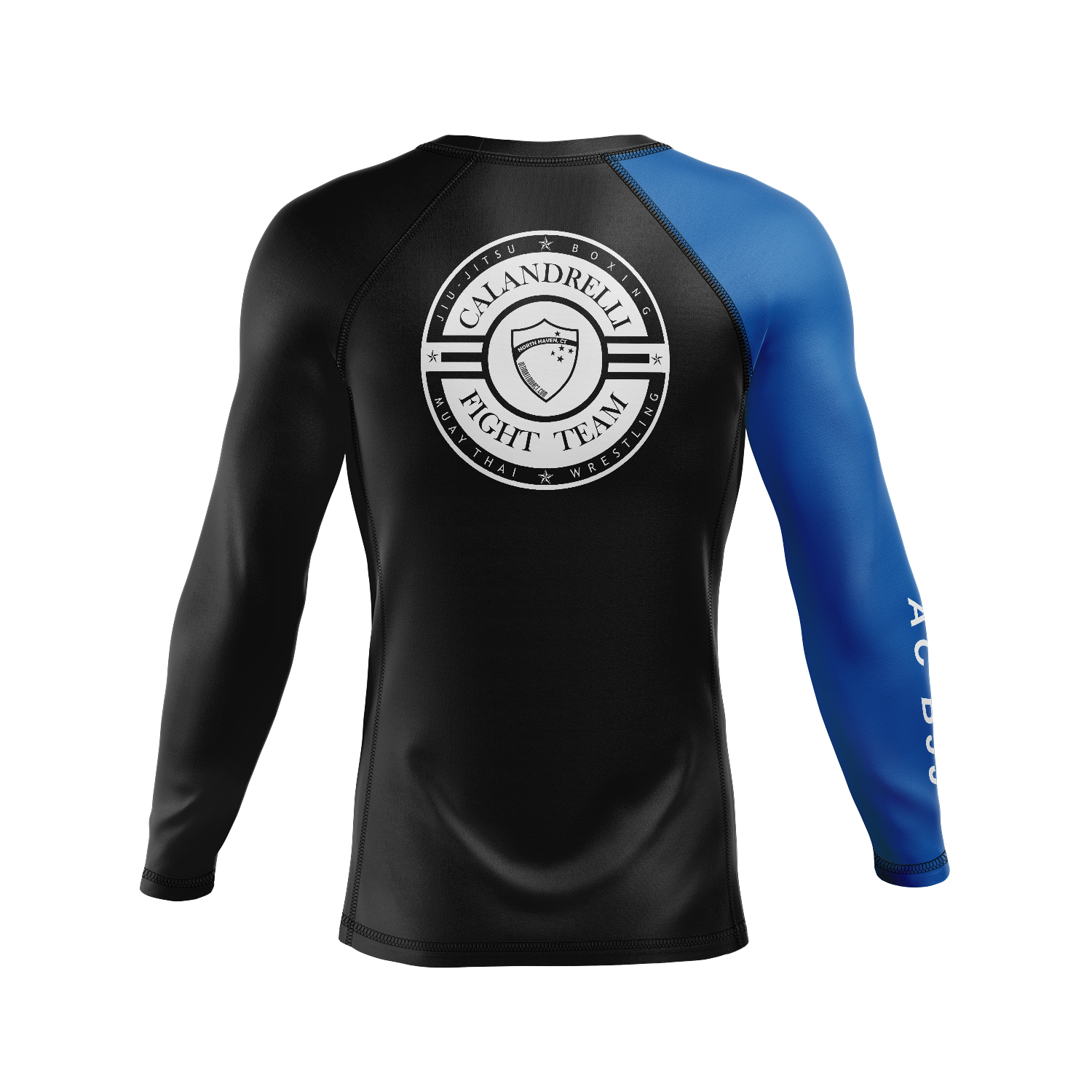 Ultimate MMA men's rash guard Ranked, blue