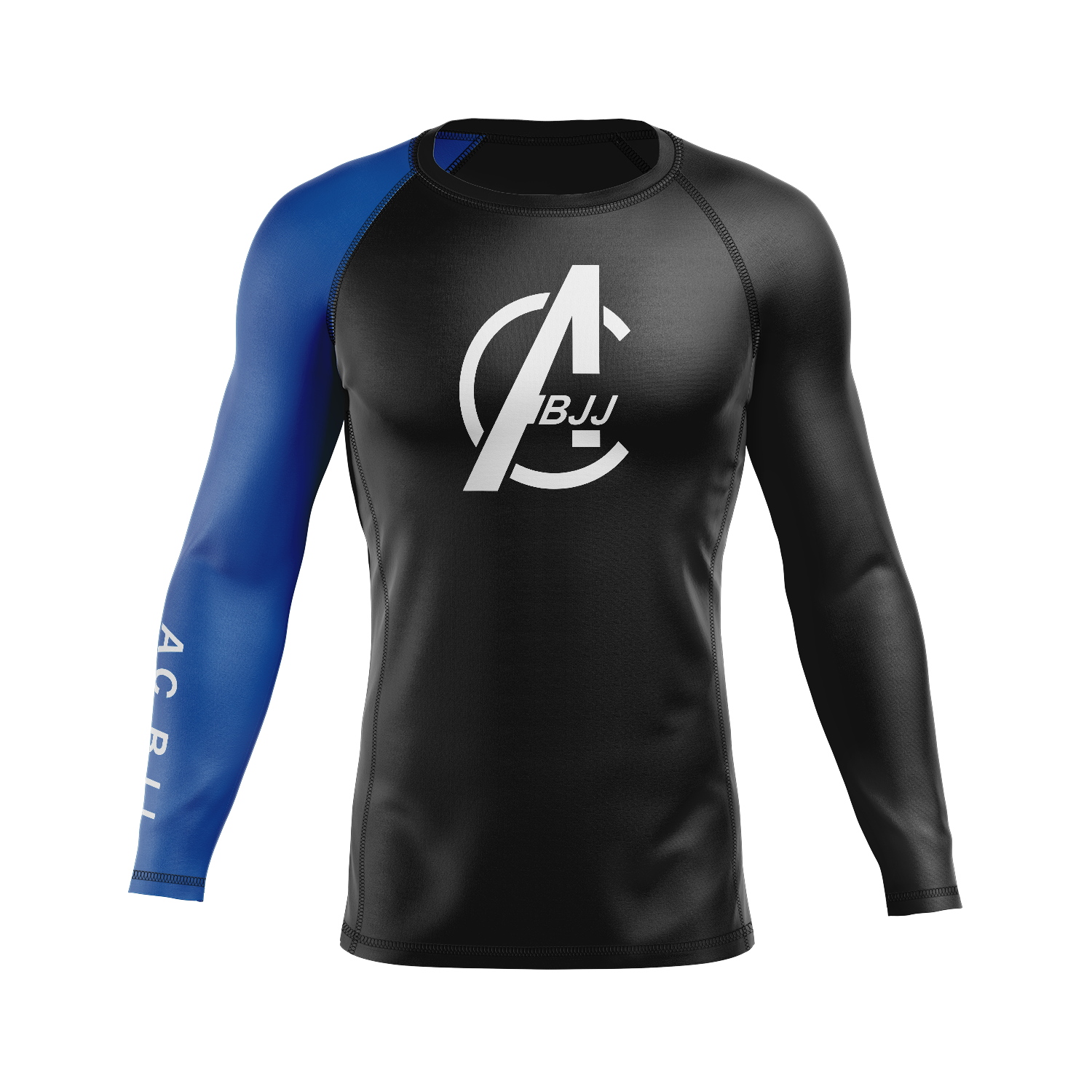 Ultimate MMA men's rash guard Ranked, blue