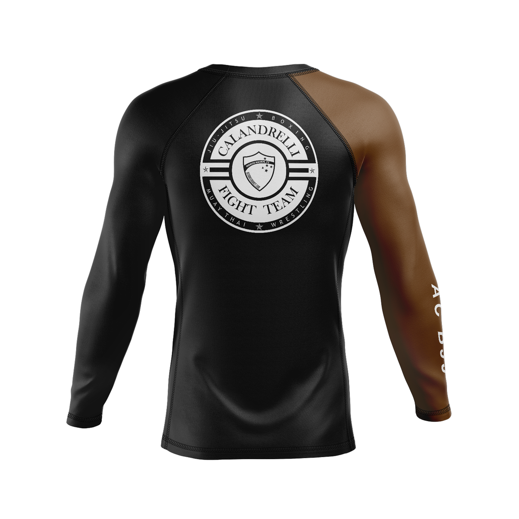 Ultimate MMA men's rash guard Ranked, brown