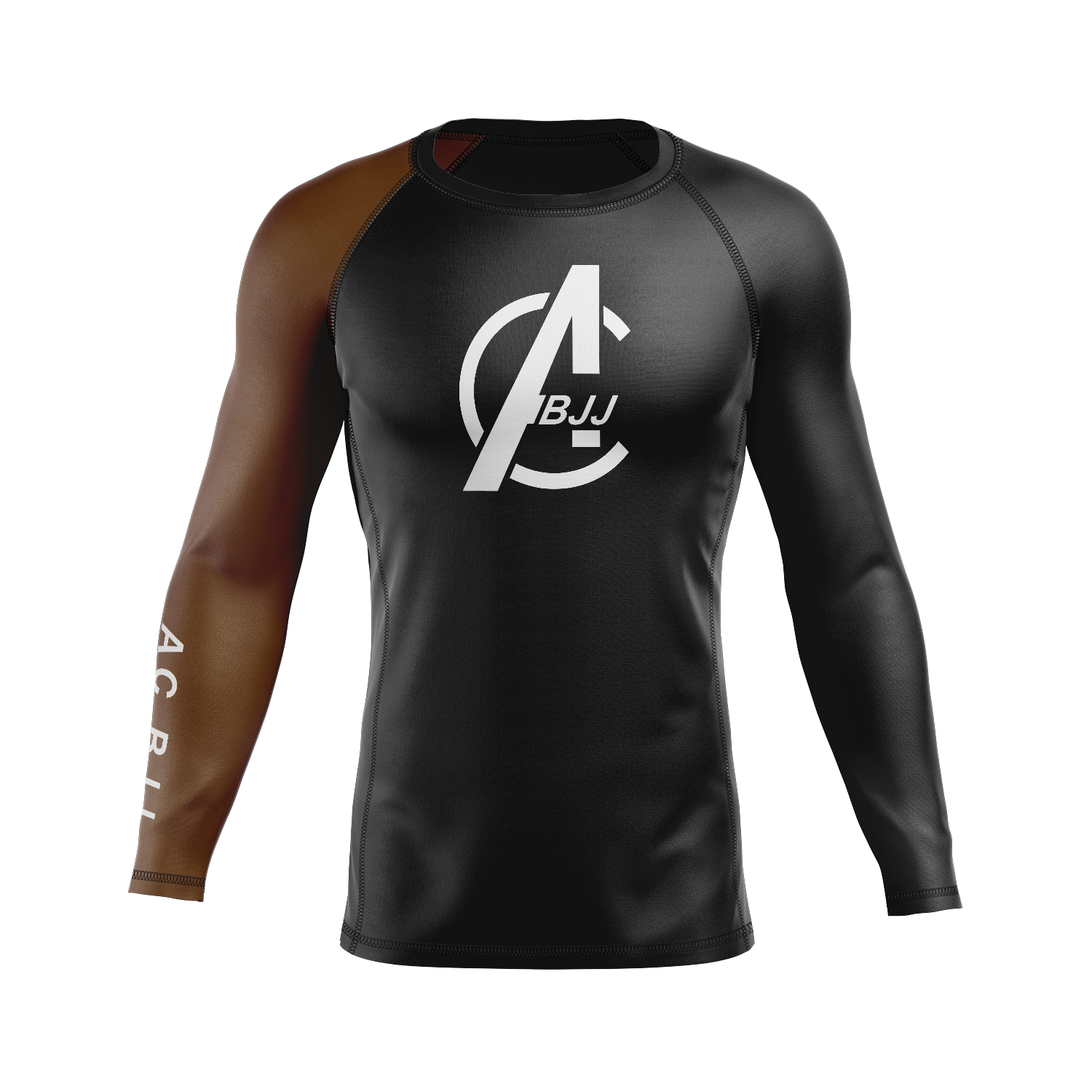 Ultimate MMA men's rash guard Ranked, brown