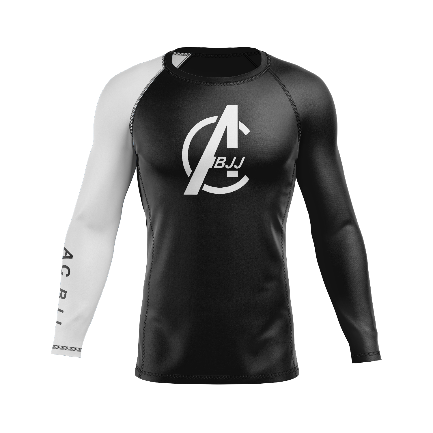 Ultimate MMA men's rash guard Ranked, white