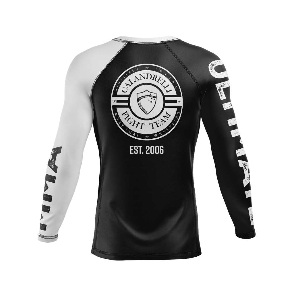 Ultimate MMA men's rash guard S25, black