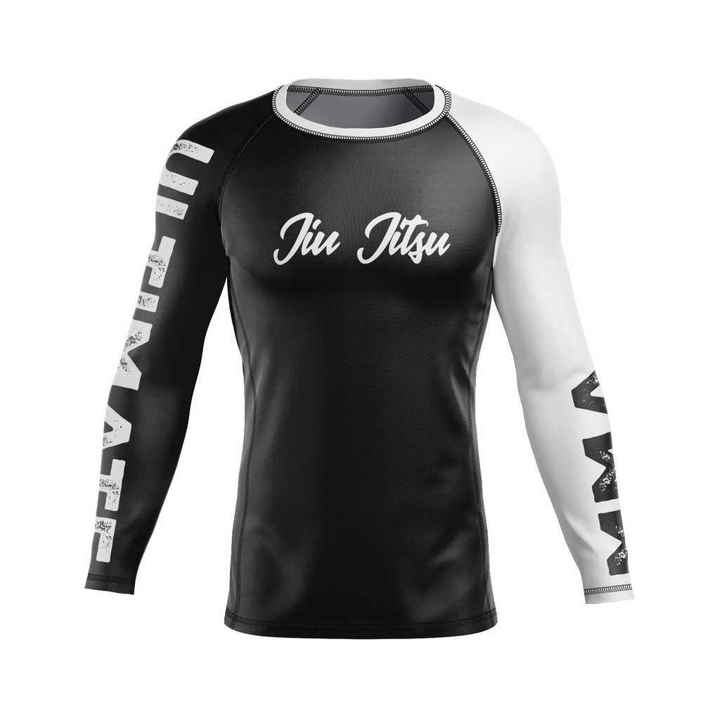 Ultimate MMA men's rash guard S25, black