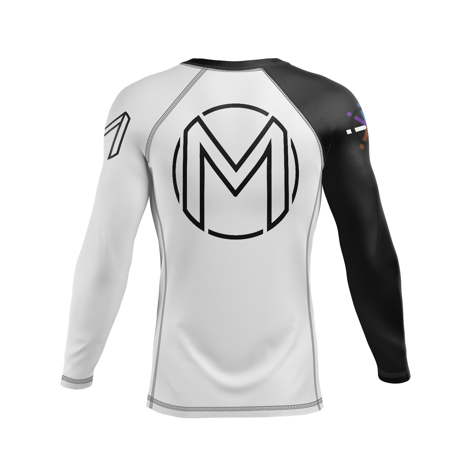 Magness Jiu Jitsu men's rash guard Formula, white