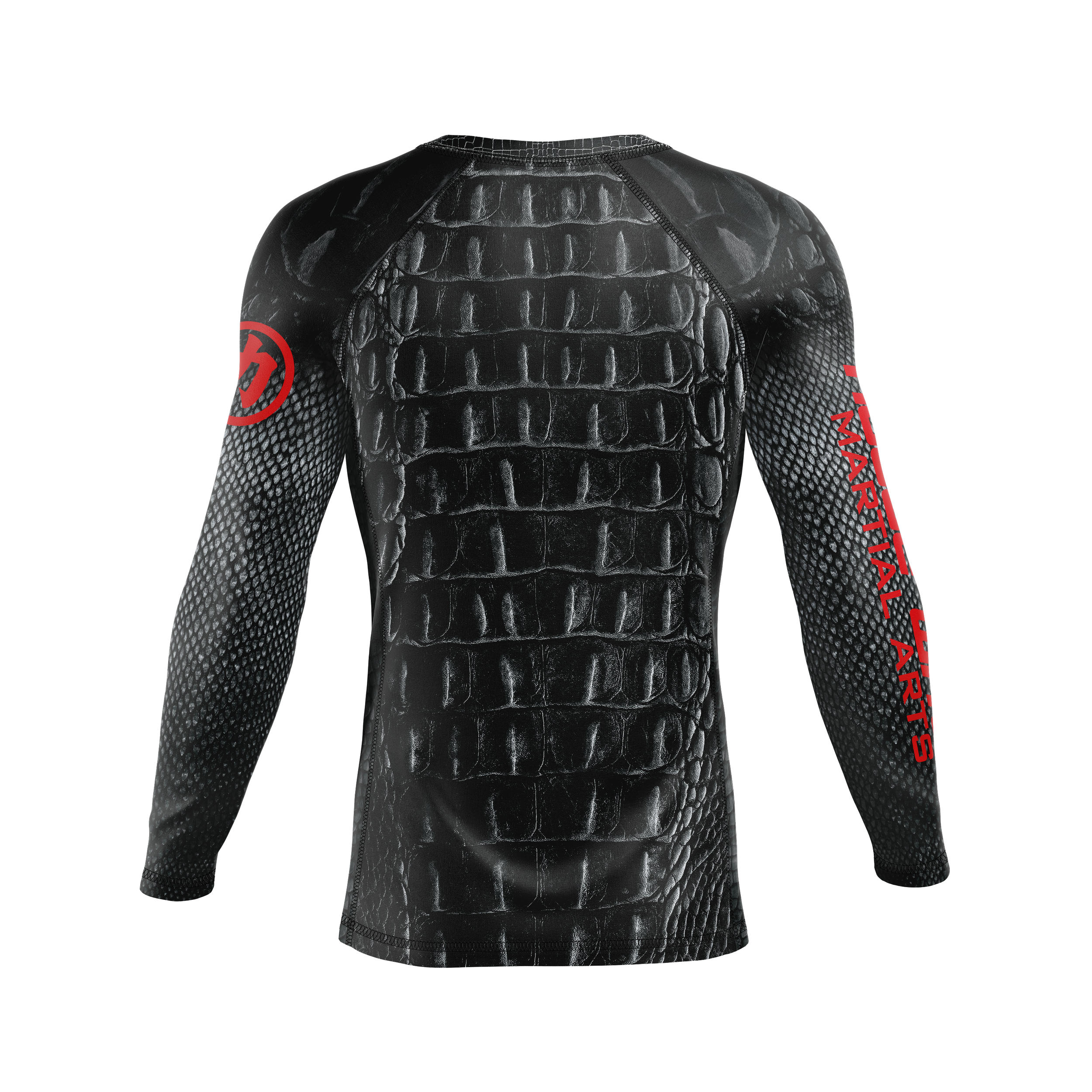 Rogue Wave men's rash guard Gator, black