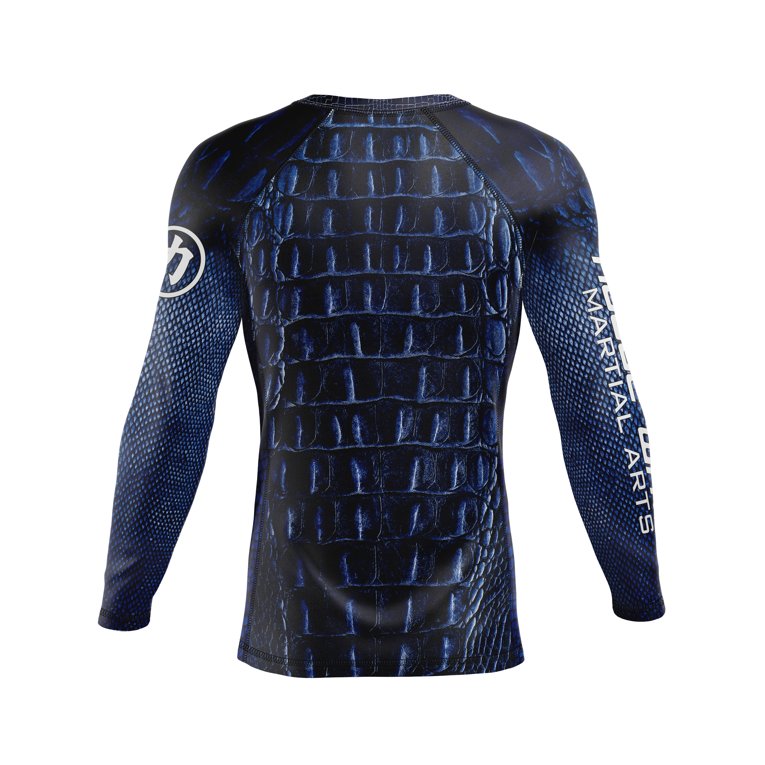 Rogue Wave men's rash guard Gator, blue