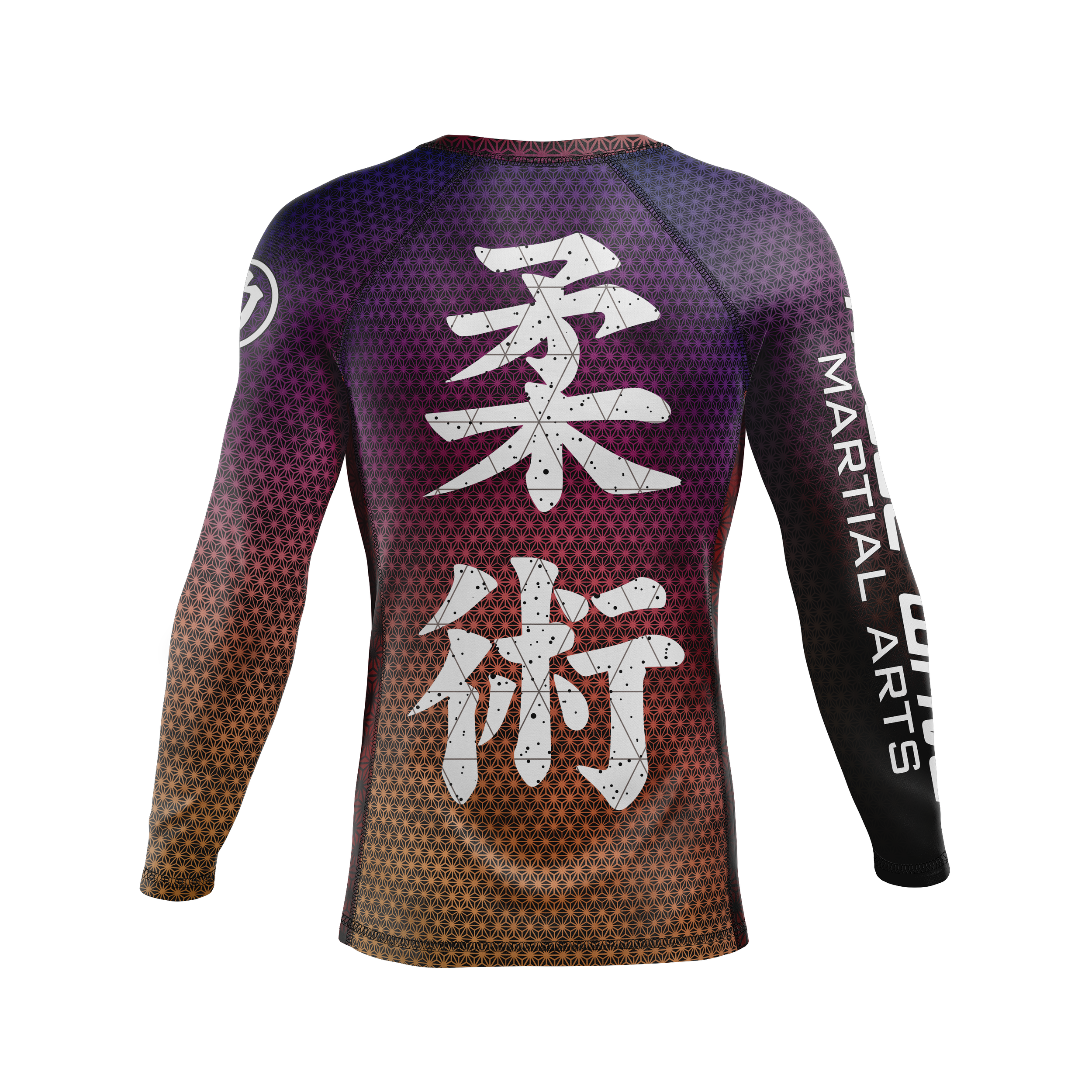 Rogue Wave men's rash guard Fractal, unranked gradient