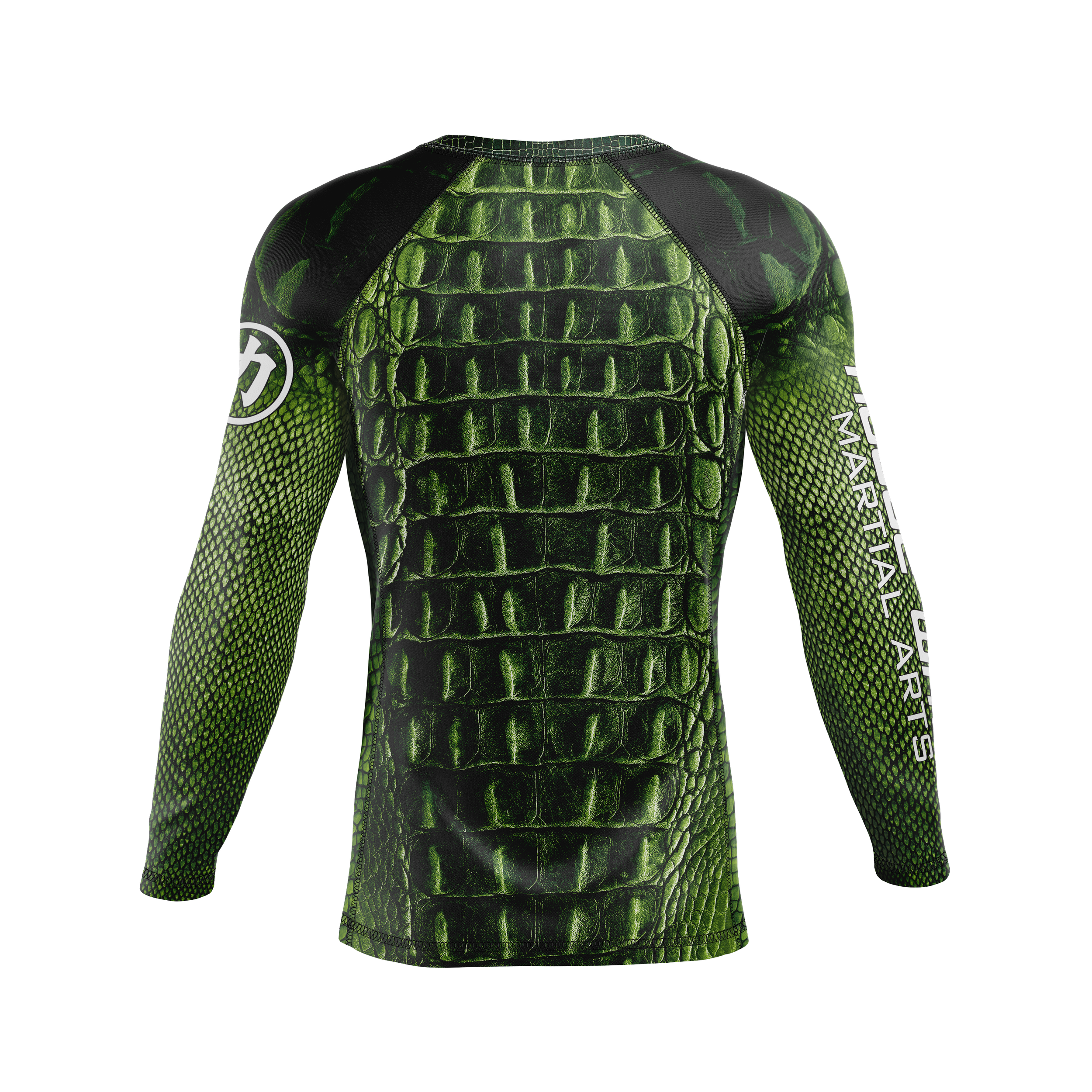 Rogue Wave men's rash guard Gator, green