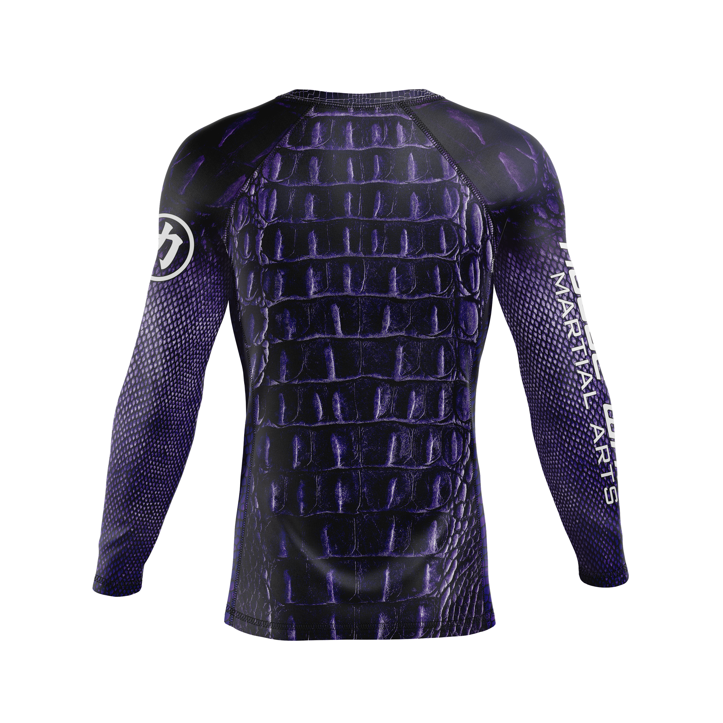 Rogue Wave men's rash guard Gator, purple