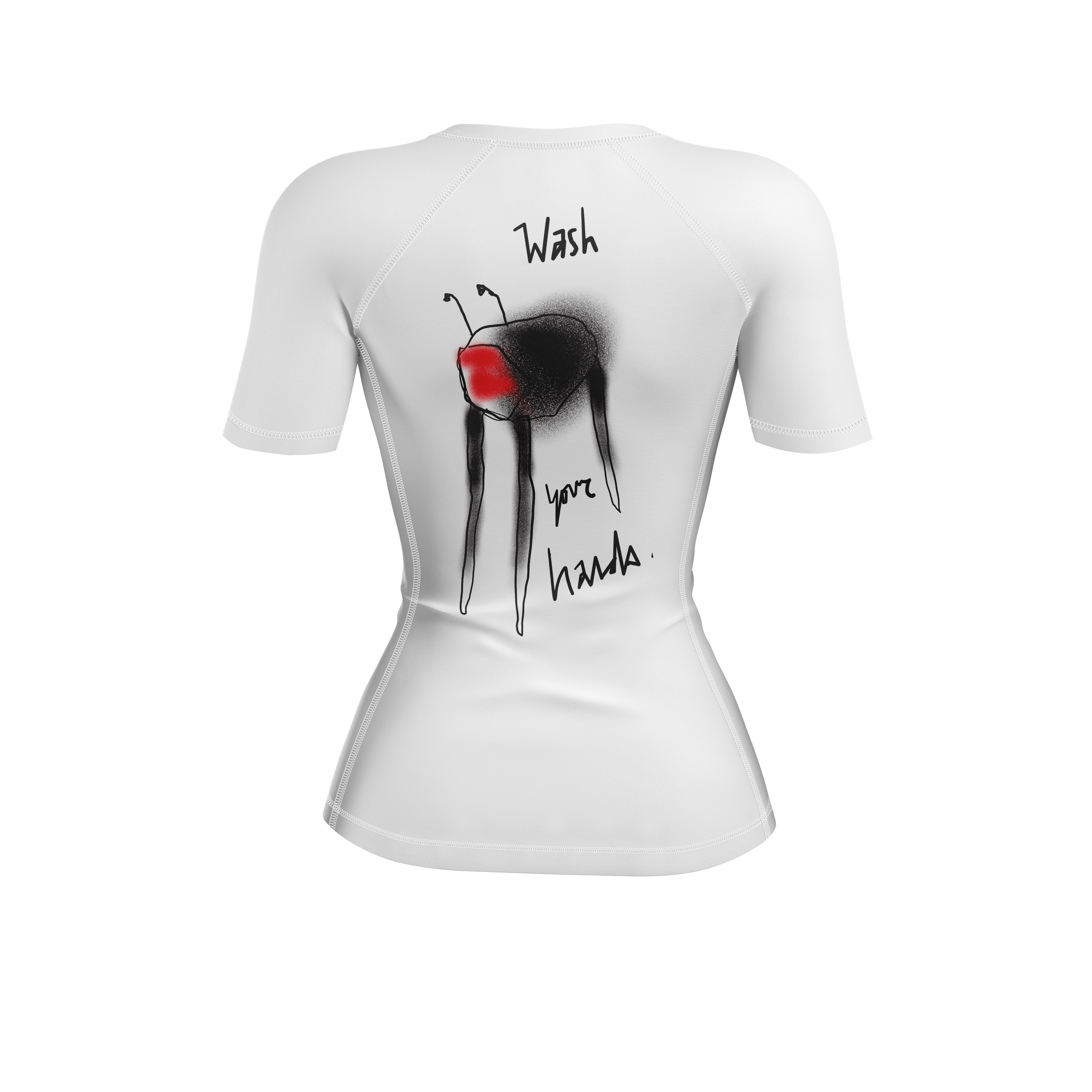 DxW Directive 026 Women’s Rash Guard in White