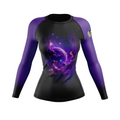 Airlock BJJ women's rash guard Ranked, purple