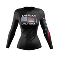 American Jiujiteira women's rash guard Brave Women, black