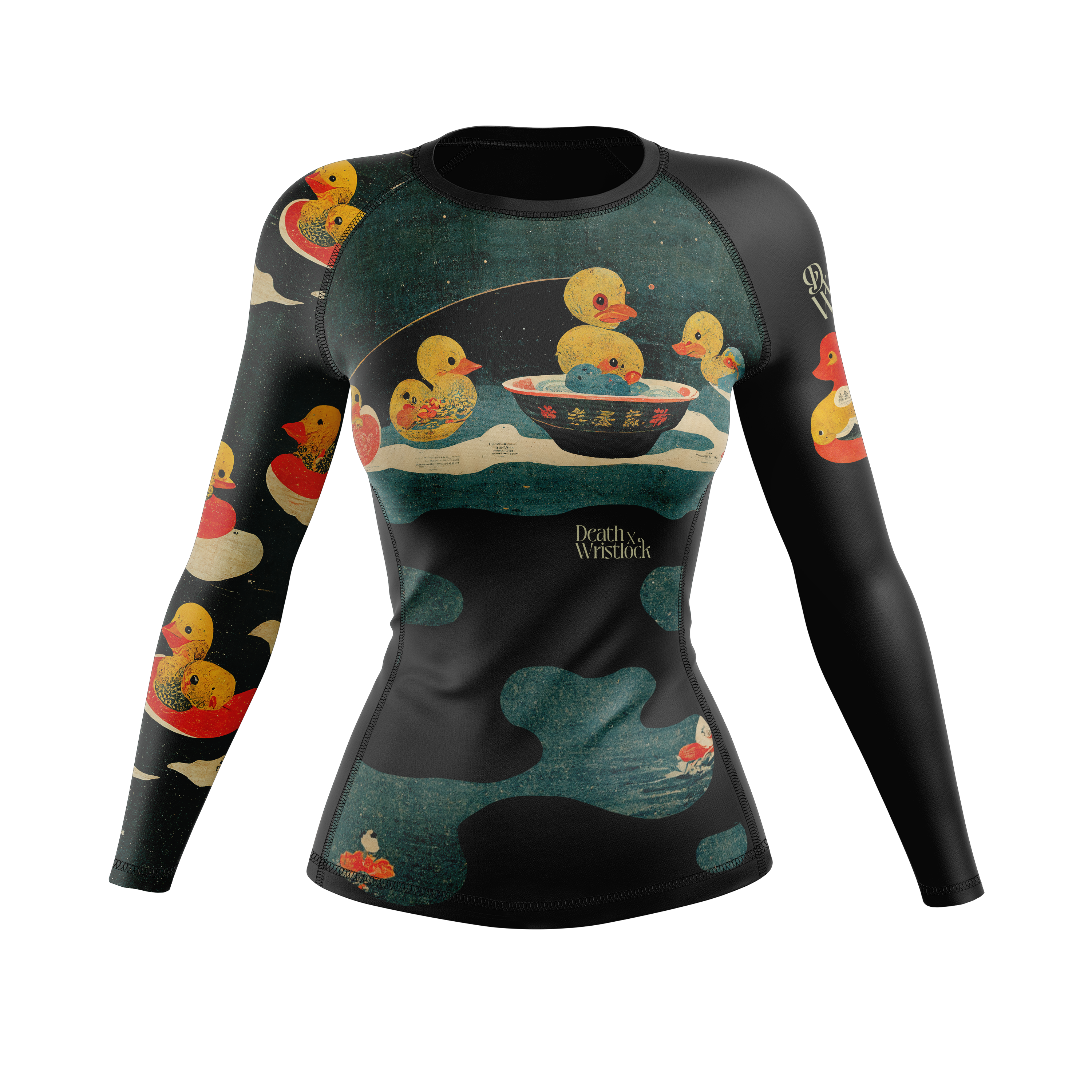 DxW: Duck Ramen women's rash guard