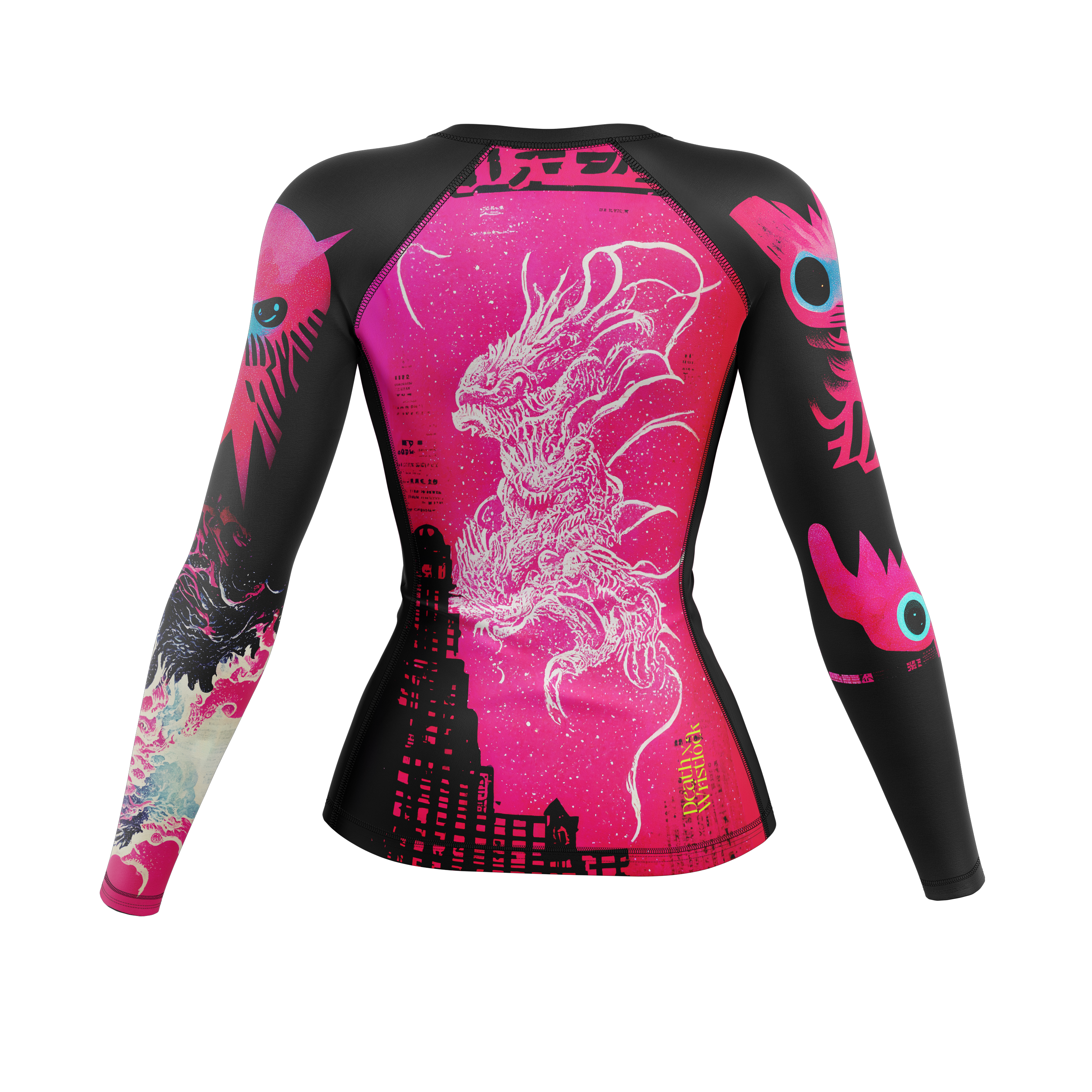 DxW: Kaiju Kush women's rash guard