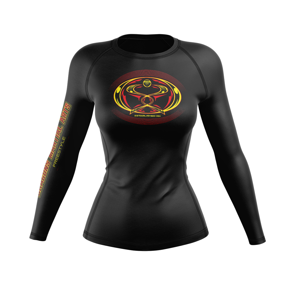Dragons Martial Arts women's rashguard Be Bold Series, black