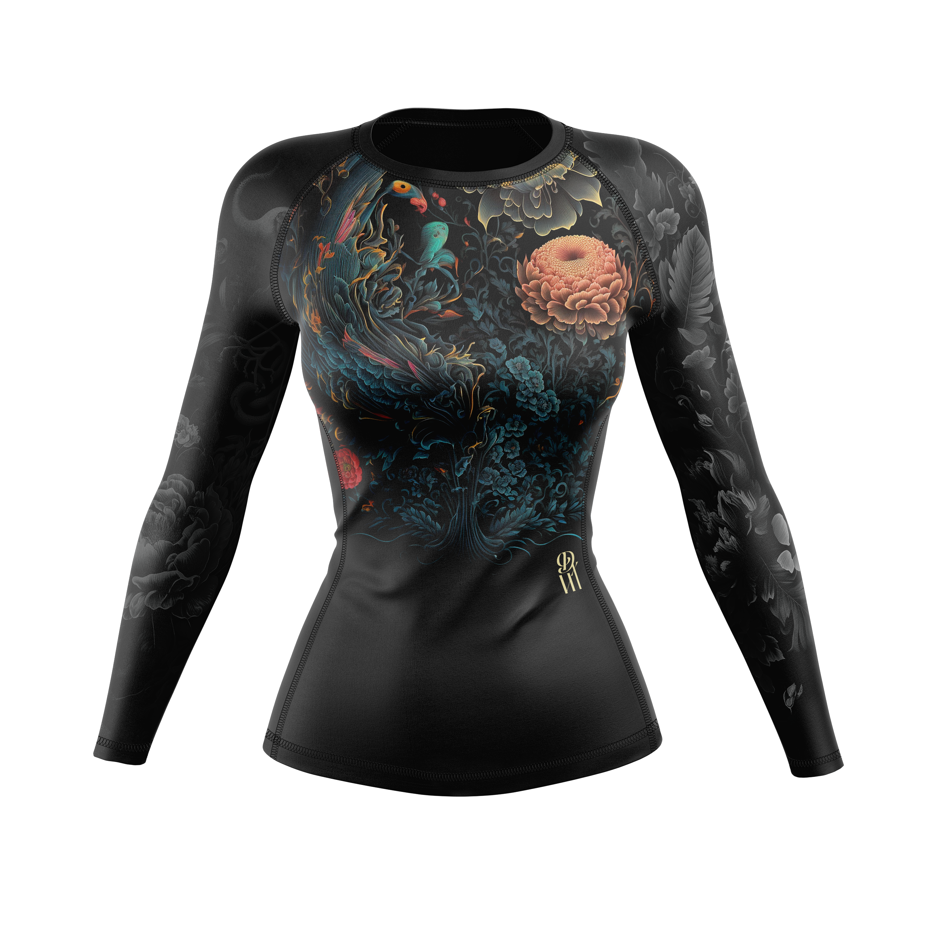 DxW: Diabolique women's rash guard