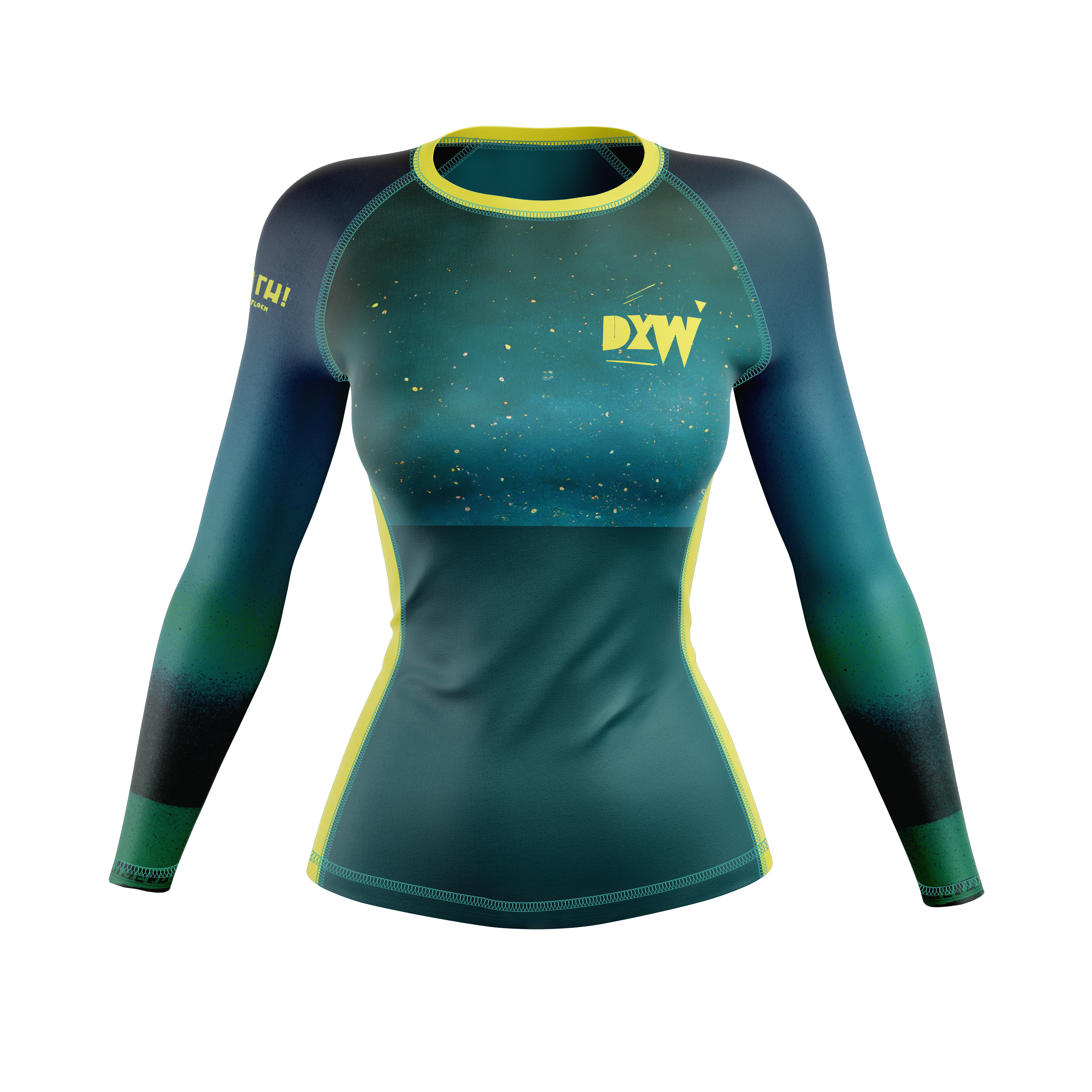 DxW: Marfa Lights women's rash guard