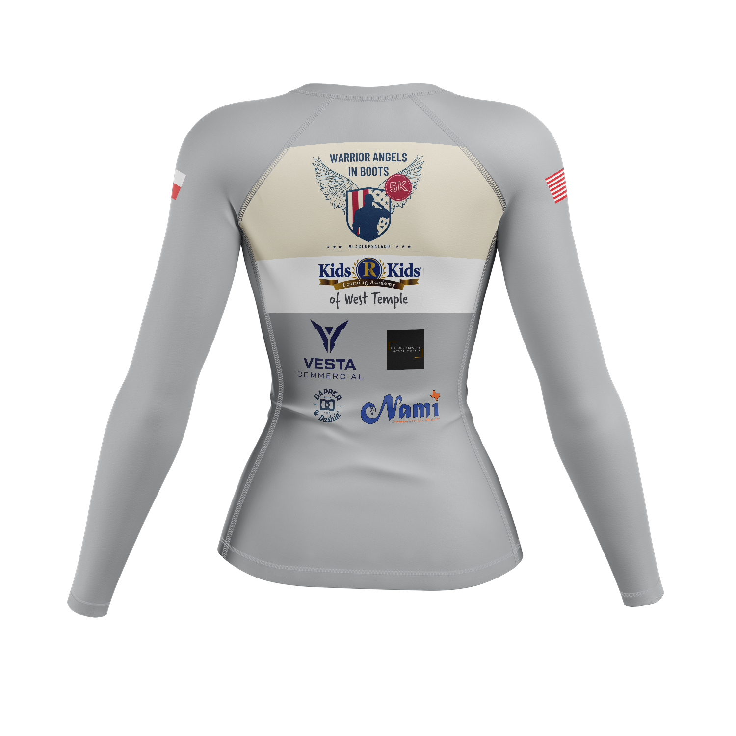 Legends BJJ women's rash guard American Legends, grey