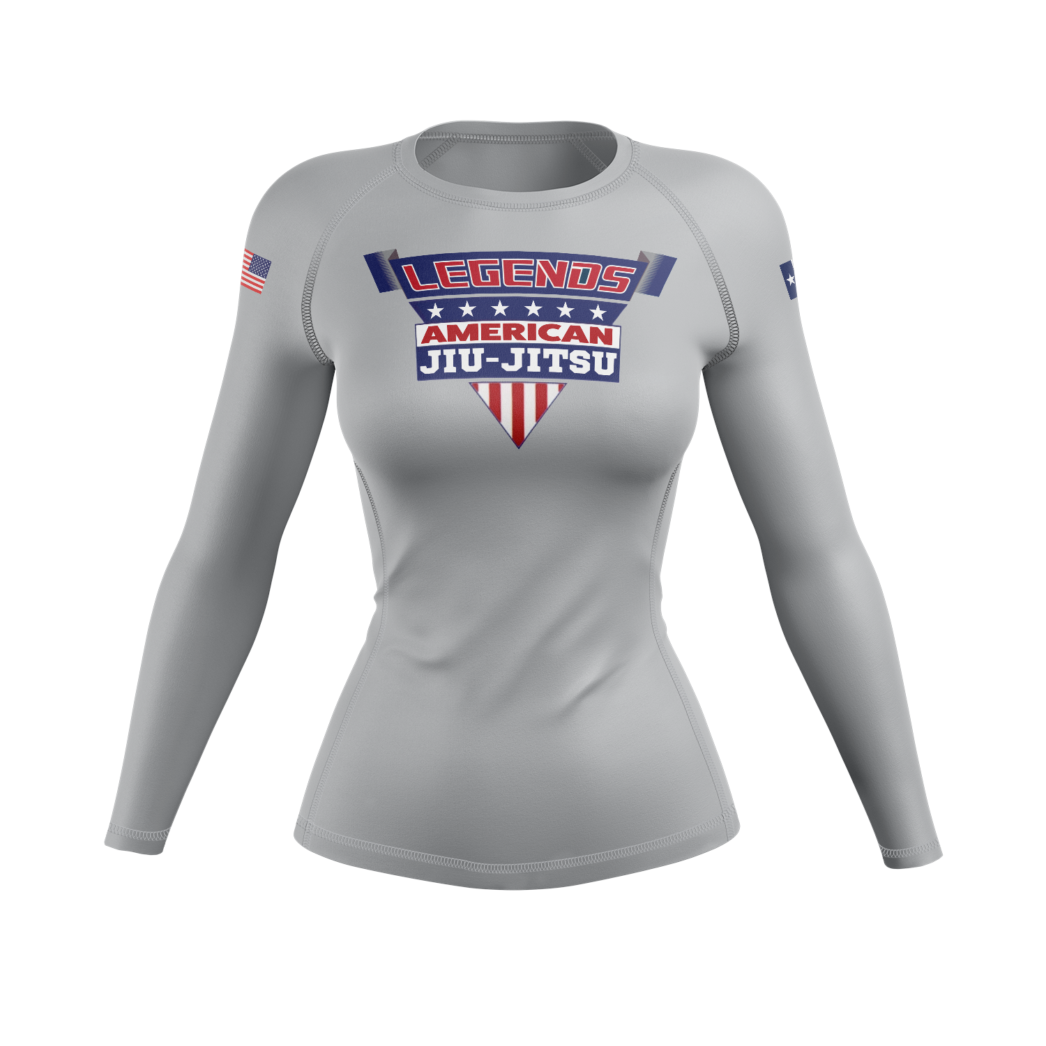 Legends BJJ women's rash guard American Legends, grey