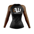 Legends BJJ women's rash guard Ranked, brown