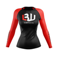 Legends BJJ women's rash guard Ranked, red