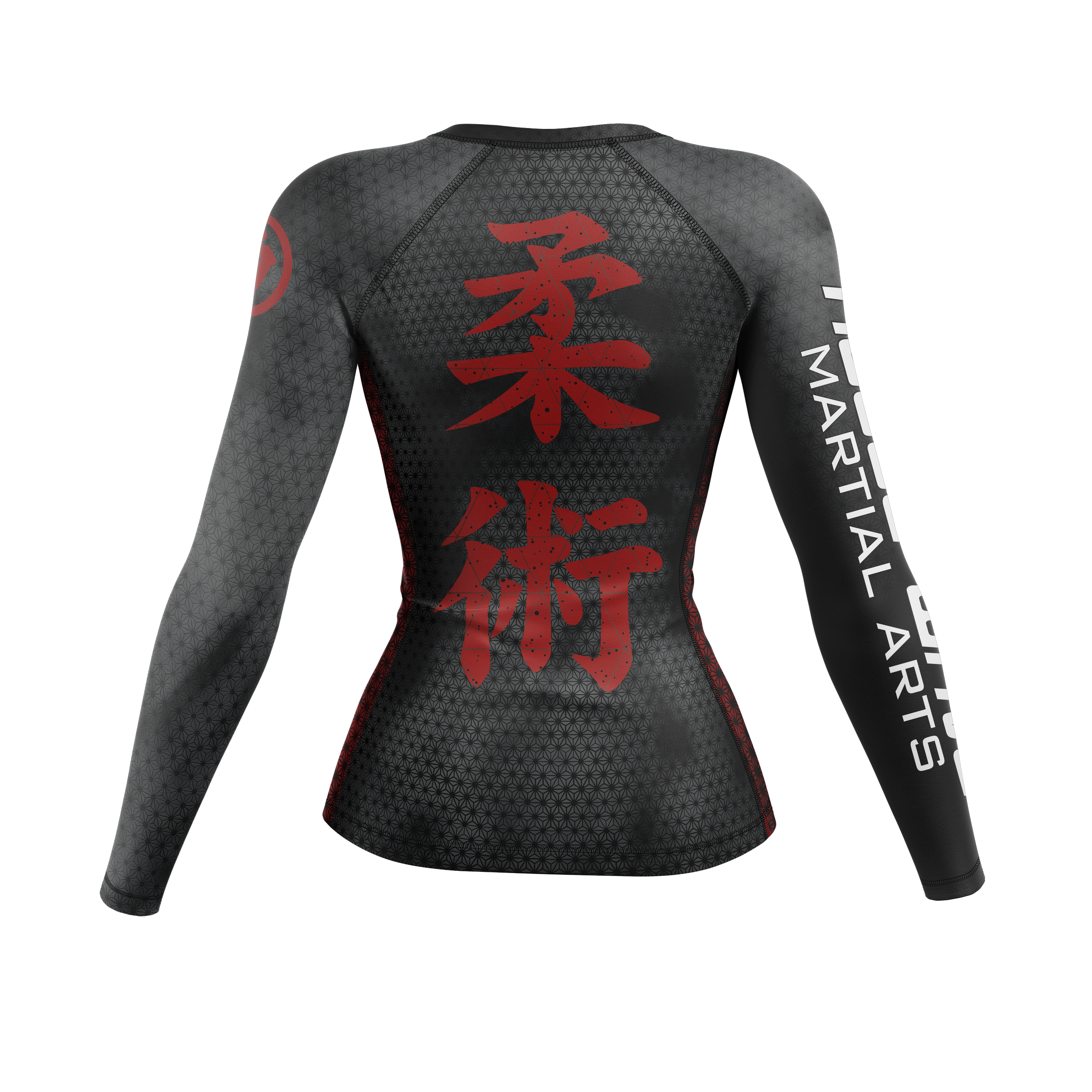 Rogue Wave women's rash guard Fractal, black