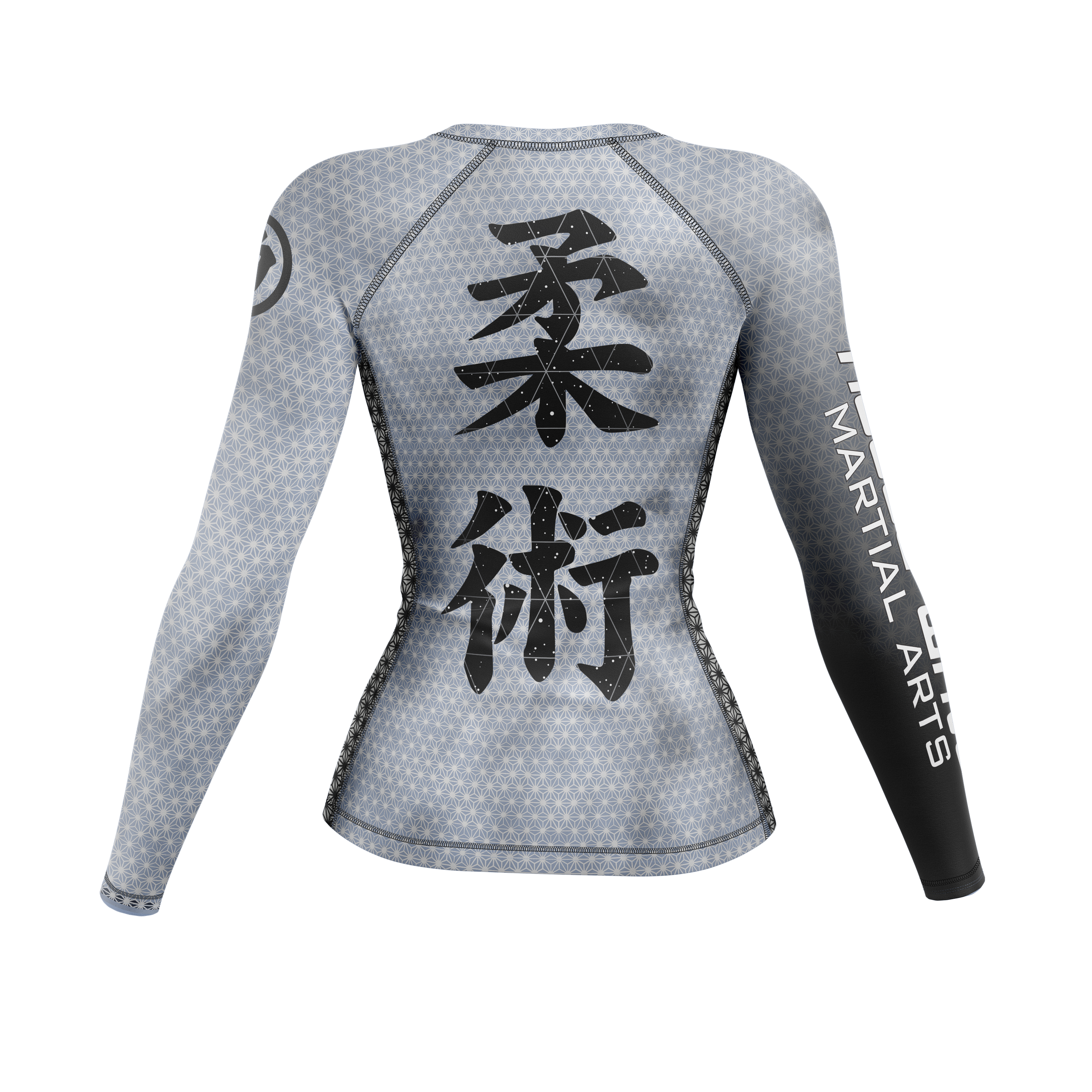 Rogue Wave women's rash guard Fractal, white