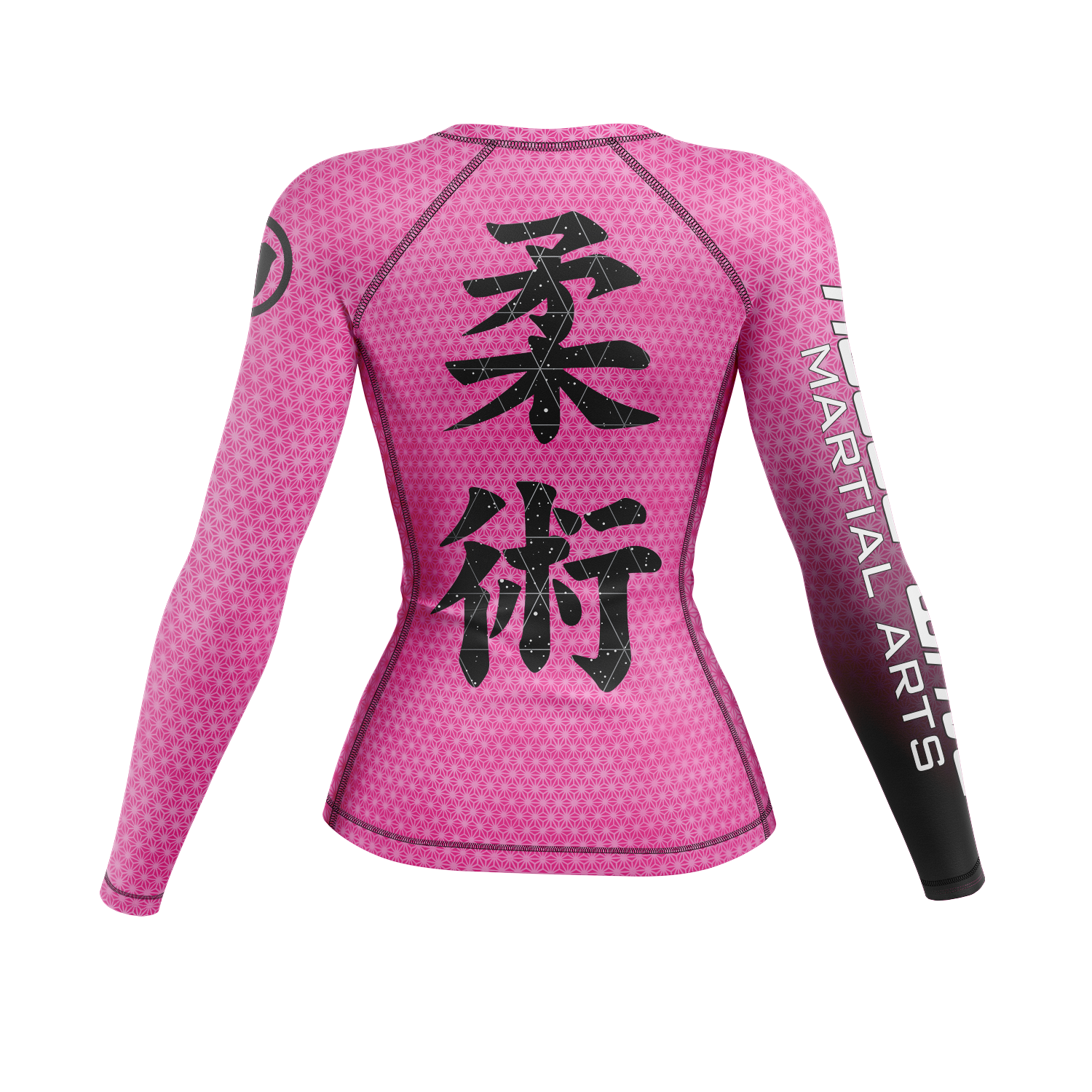 Rogue Wave women's rash guard Fractal, pink