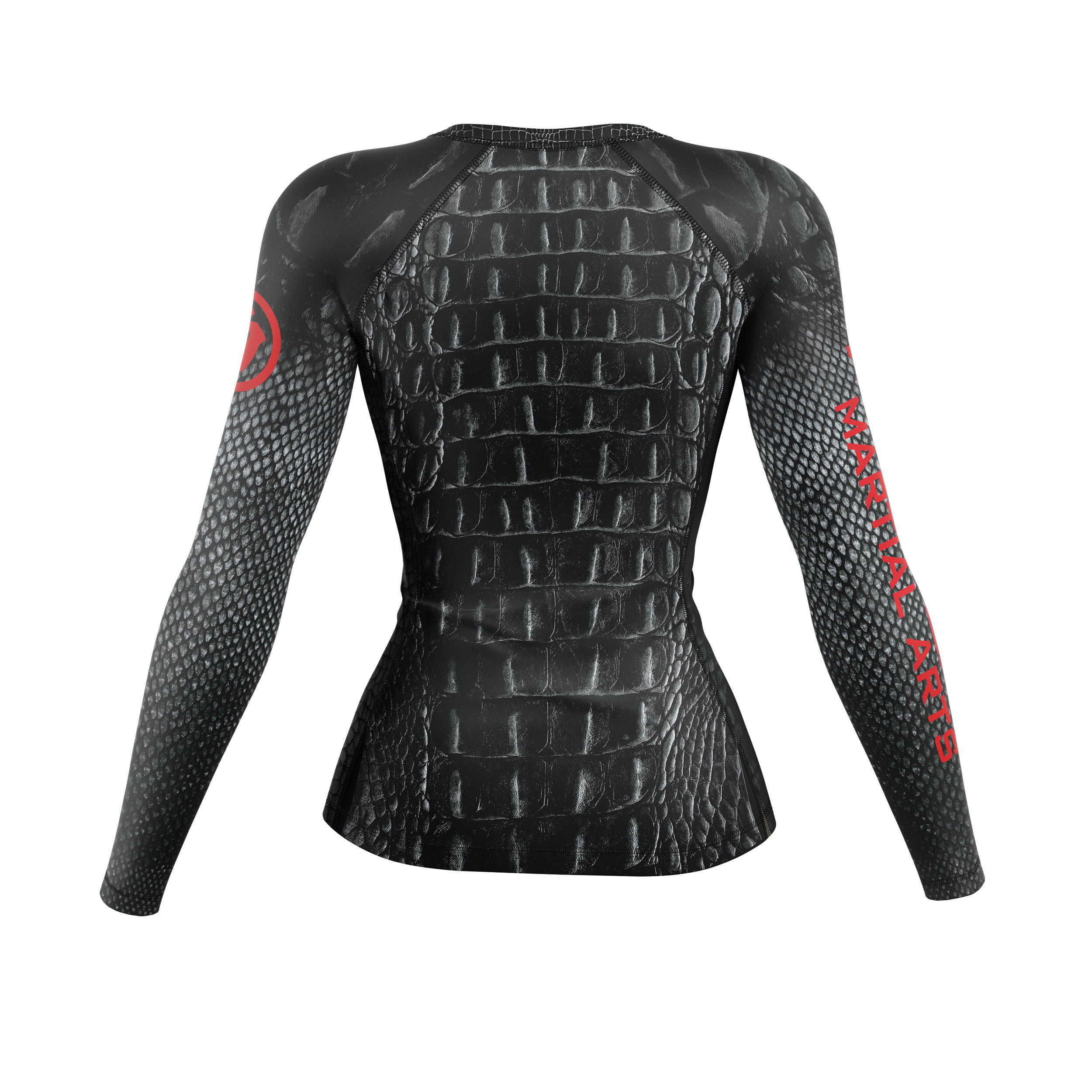 Rogue Wave women's rash guard Gator, black