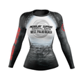 Rogue Wave women's rash guard Gator, black