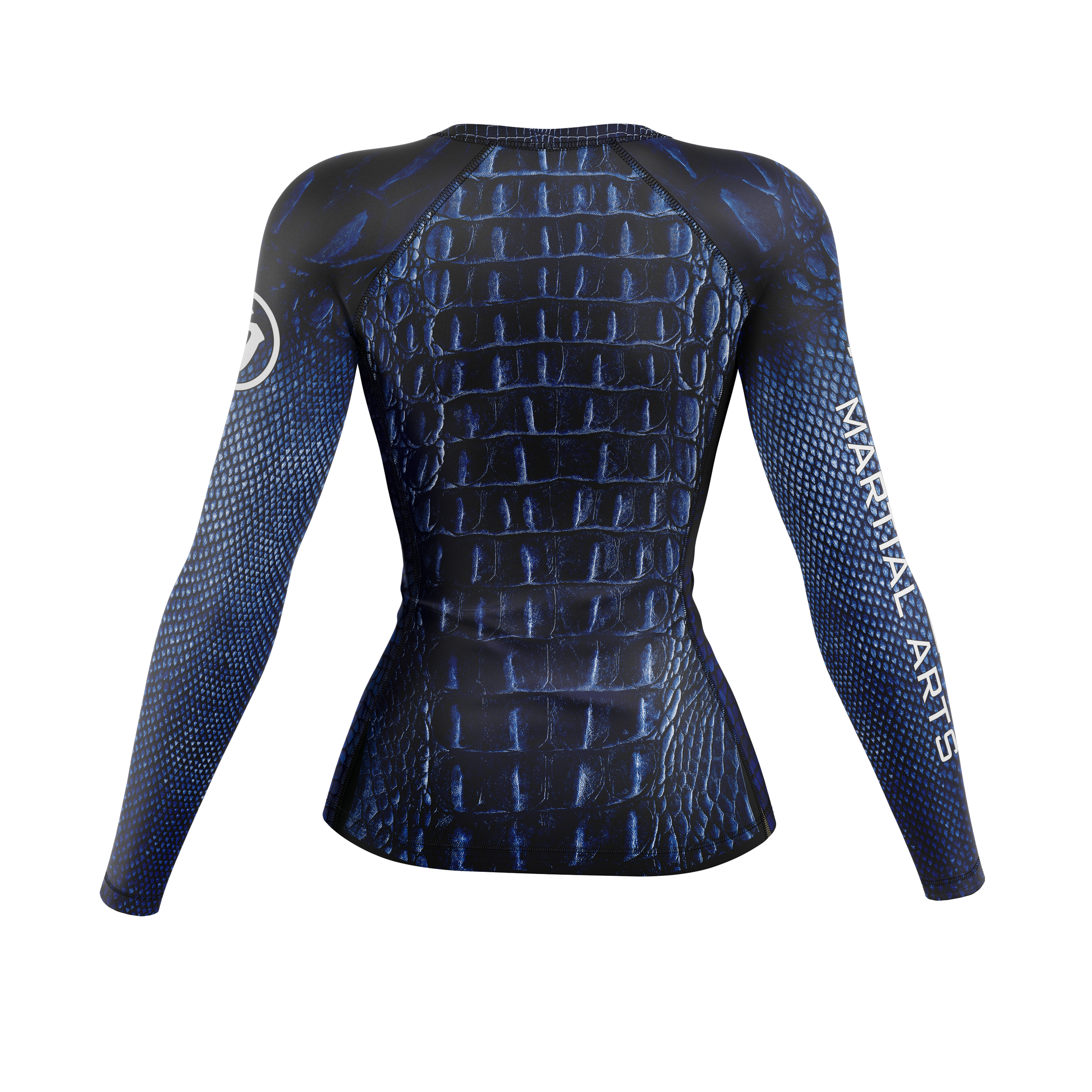 Rogue Wave women's rash guard Gator, blue