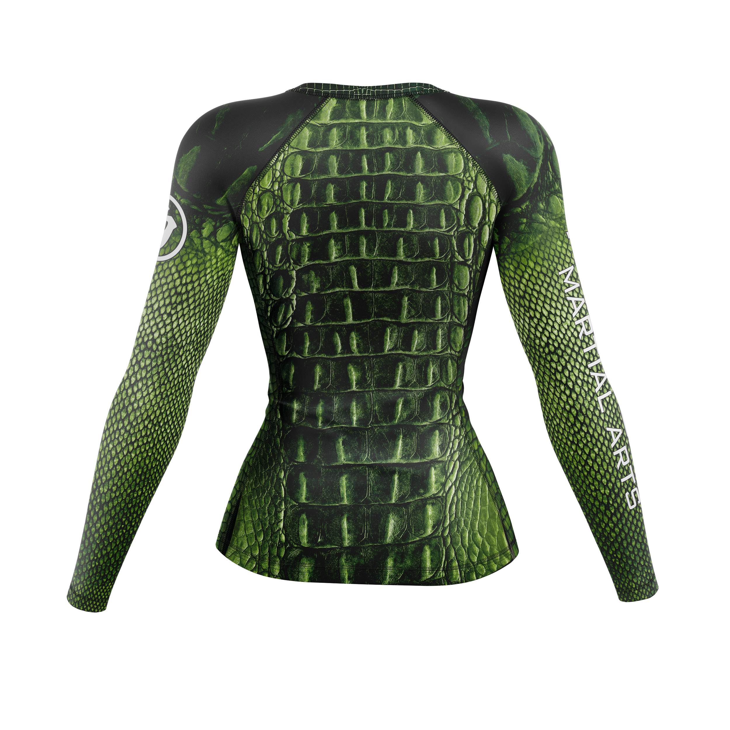 Rogue Wave women's rash guard Gator, green