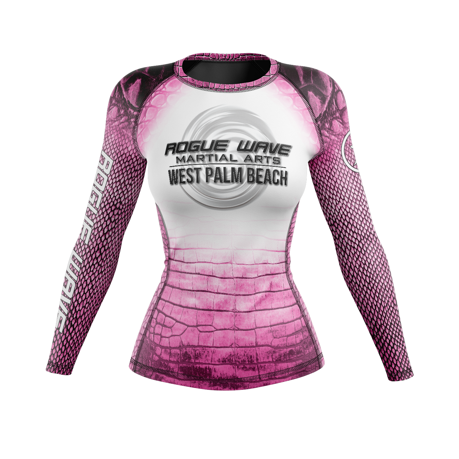 Rogue Wave women's rash guard Gator, pink