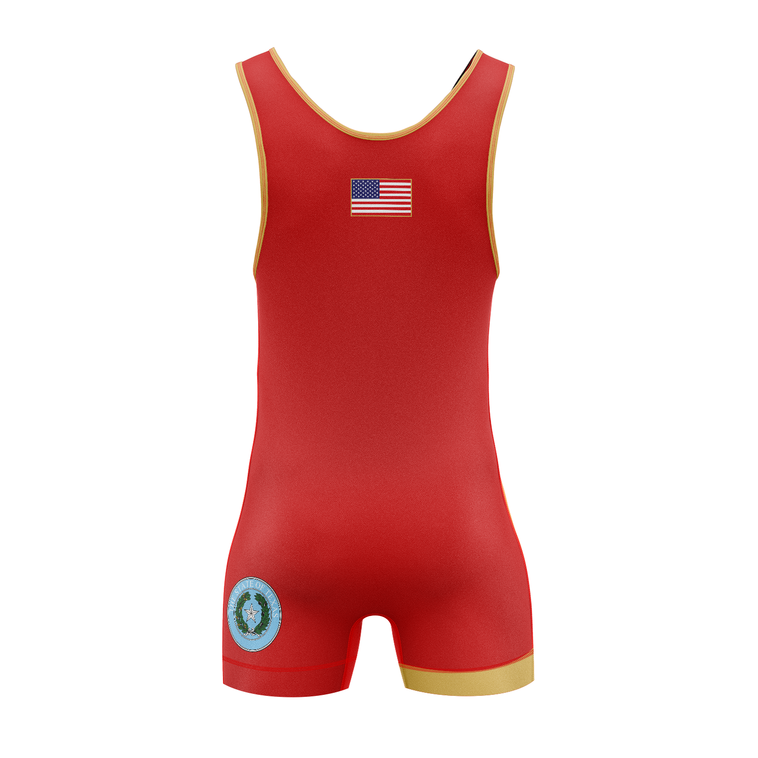 RWC men's singlet Standard Issue, red