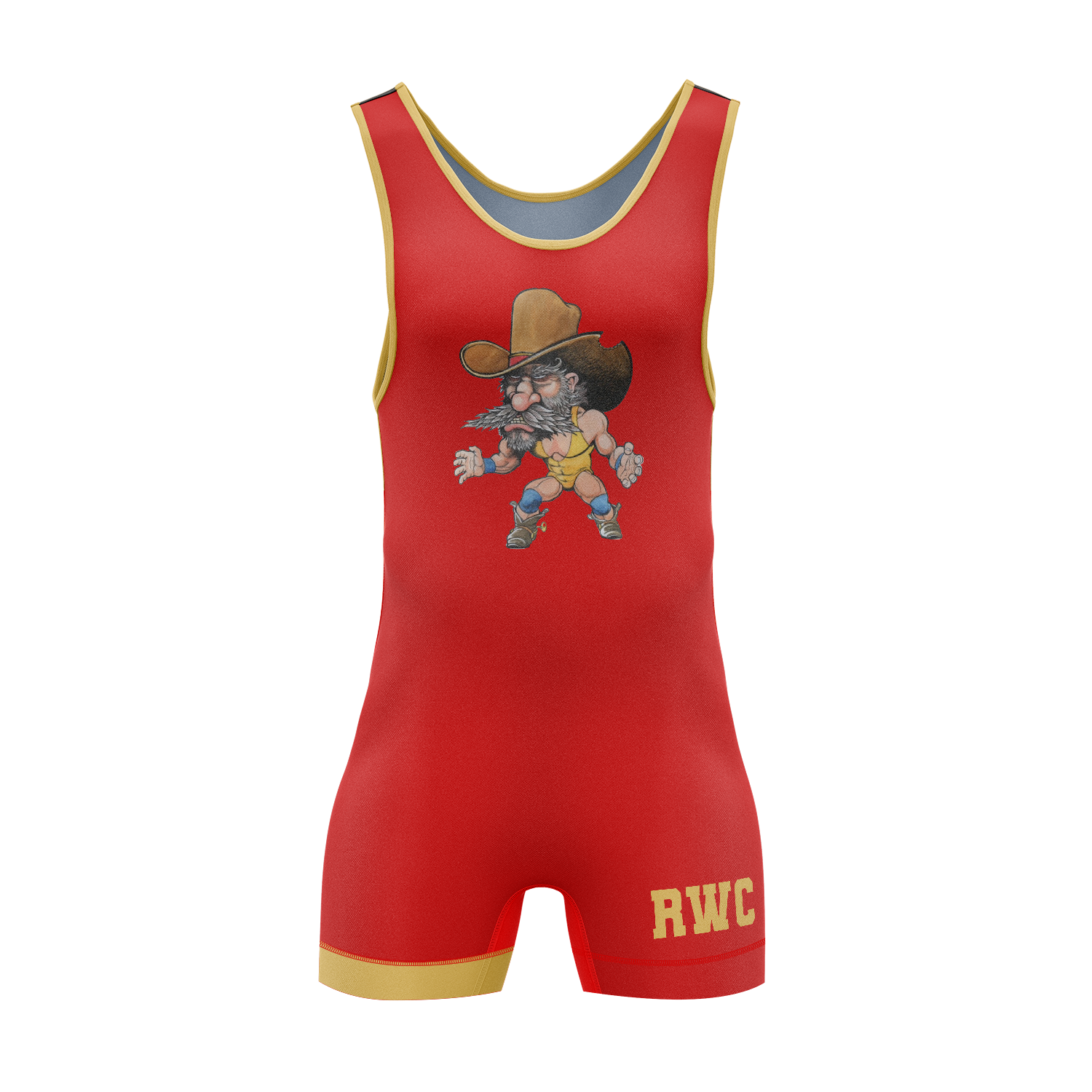 RWC men's singlet Standard Issue, red