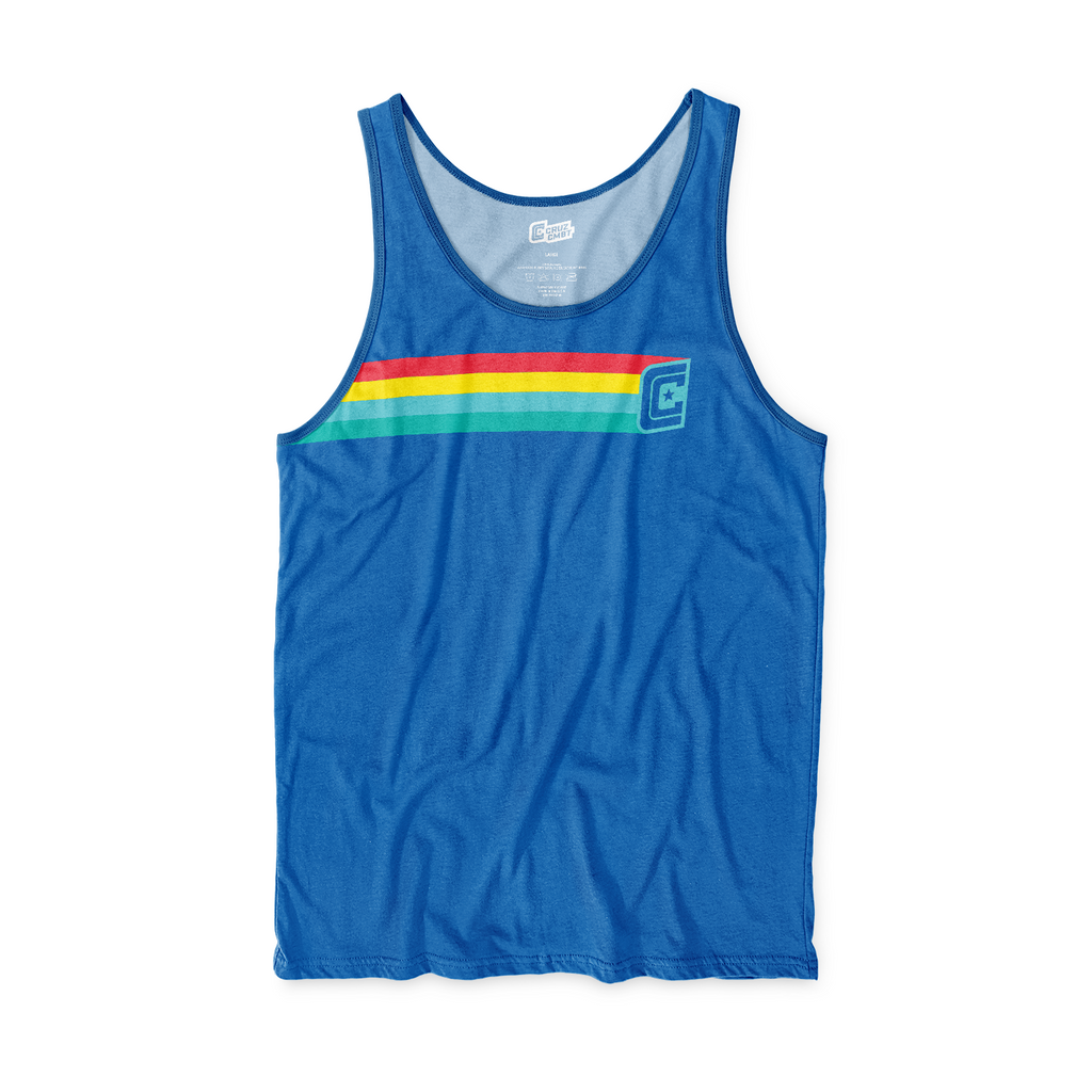 Espectro men's performance tank, blue