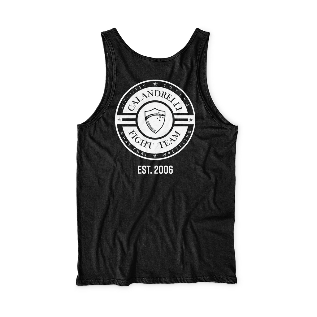 Ultimate MMA men's cotton tank S25, black