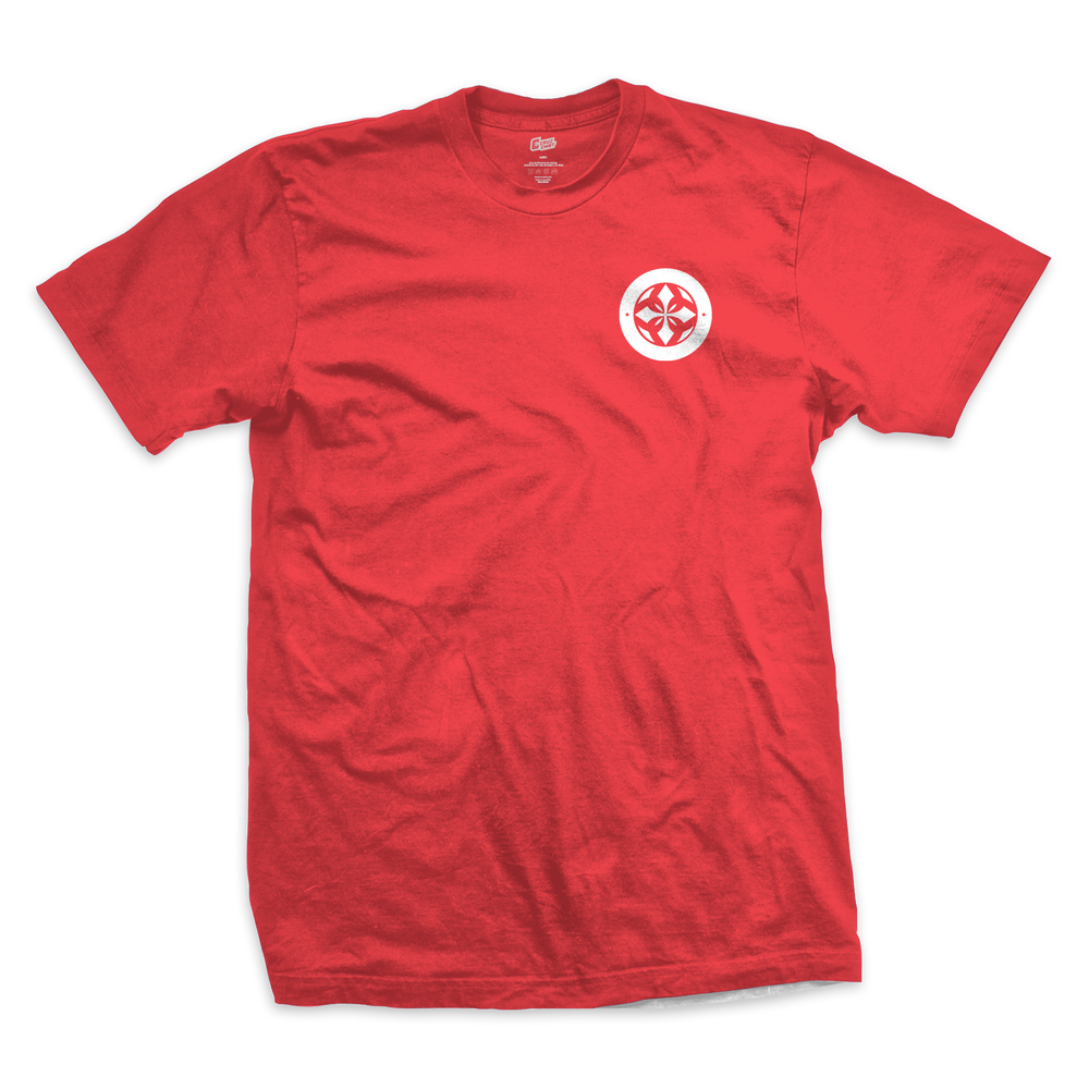 410 Academy unisex tee Academy Crest, red